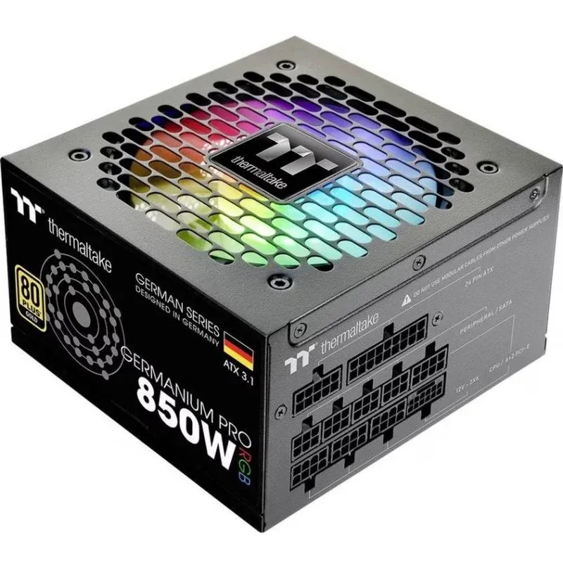 Fonte Alimentação Fonte de Alimentação Thermaltake Germanium Pro RGB 850W Gold modular