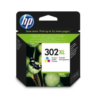 Tinteiro Original HP 302XL Tricolor - F6U67AE