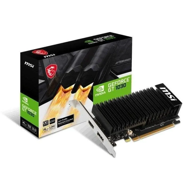 Placa gráfica MSI GeForce GT 1030 4GHD4 LP OC 4GB GDDR4 Low Profile