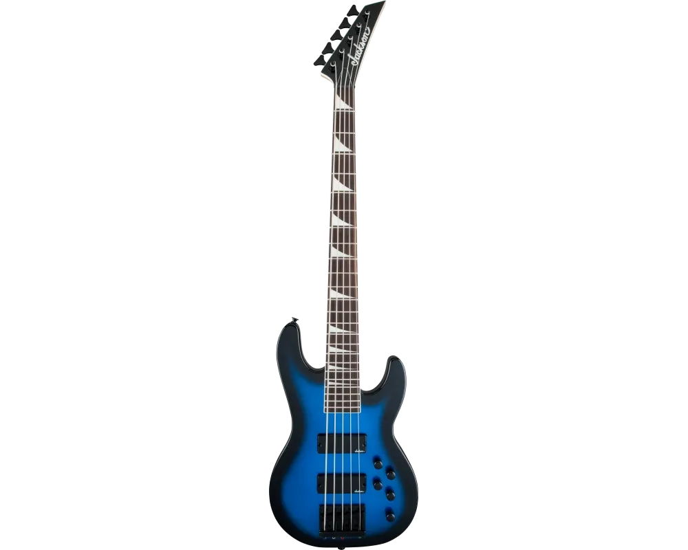 Jackson JS Series Concert Bass JS3V Metallic Blue Burst