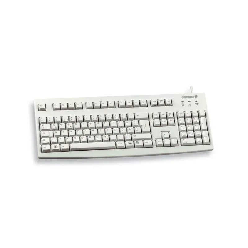Teclado CHERRY G83-6105 membrana completo USB cinzento 105 teclas cabo 1,75 m
