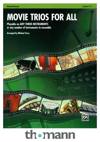 Alfred Music Publishing Movie Trios For All Flute