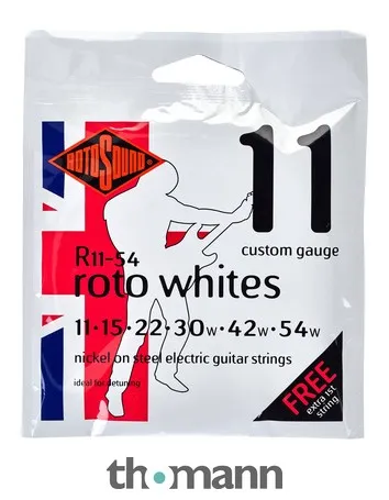 Rotosound Whites 11-54 Nickel Strings