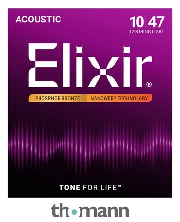 Elixir Nanoweb Light 12 Str. Phosphor