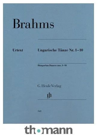 Henle Verlag Brahms Ungarische Tänze 1-10