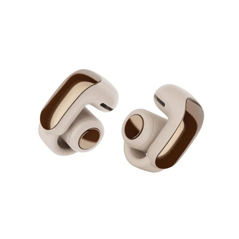 Auriculares Bose Ultra Open Earbuds sem fios Bluetooth para chamadas e desporto, cor areia