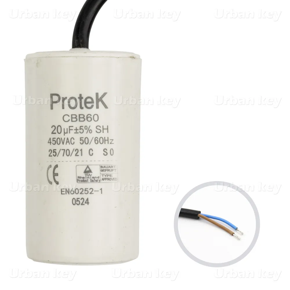Condensador De Arranque Com Cabo Protek - COND8CUK