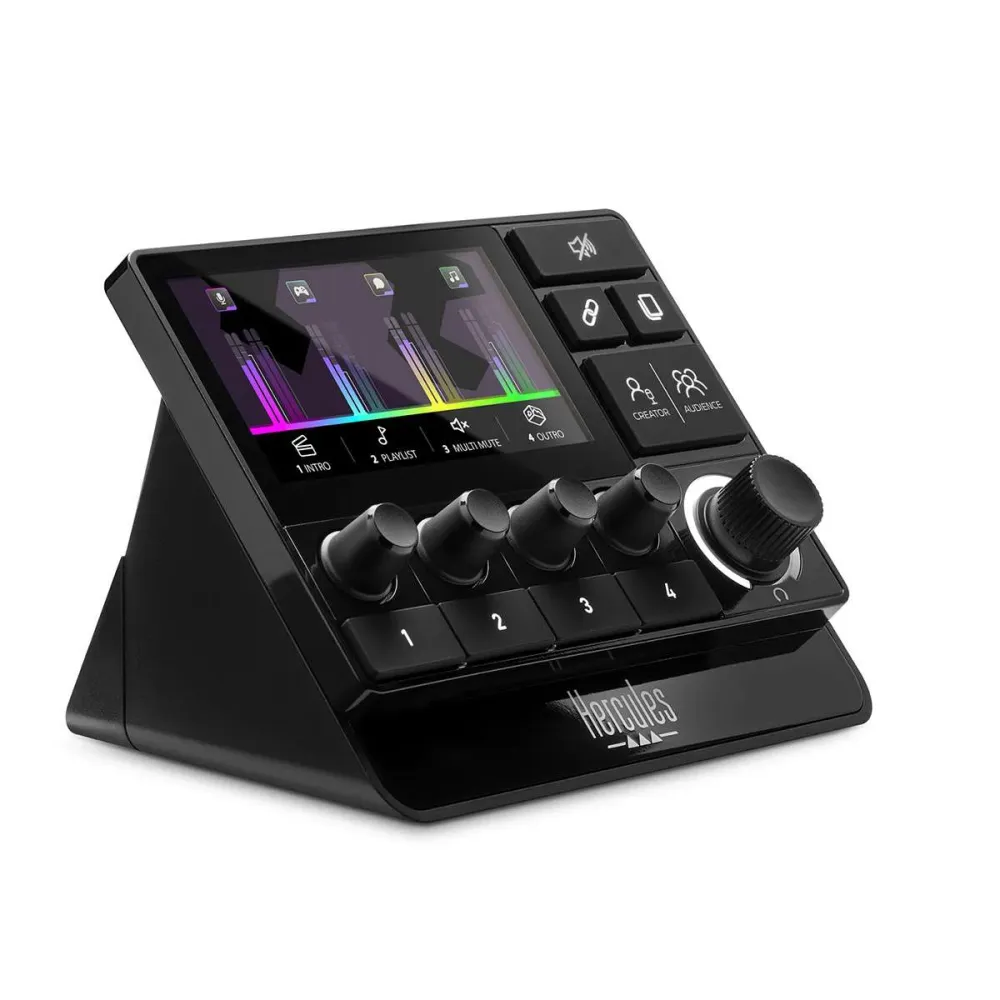 Controlador de Áudio Profissional Hercules Stream 200 XLR