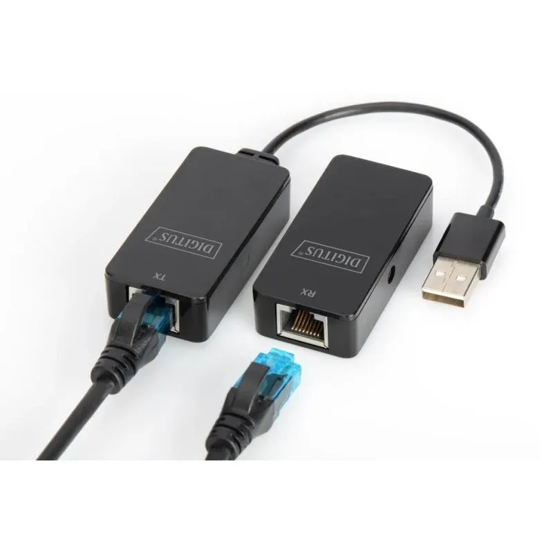 Hub Digitus 1 porta USB 2.0 10/100/1000 Mbps modelo DA-70141 com RJ45