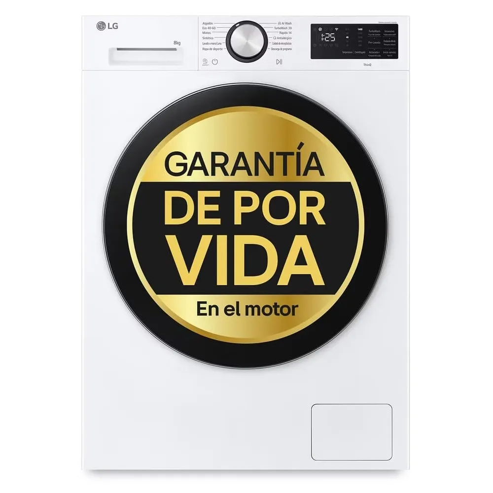 MÁQUINA DE LAVAR ROUPA LG F2X50S8TLC 8K 1200R BCA