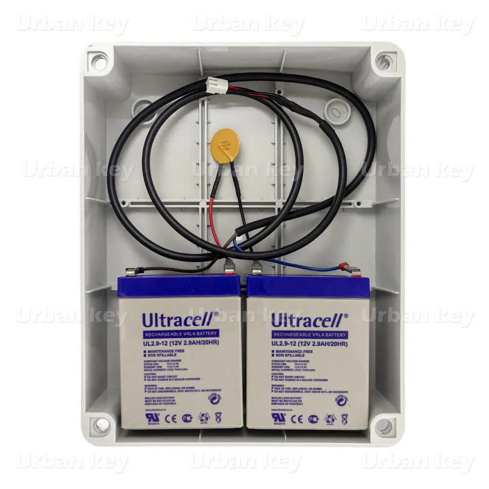 Pack De 2 Baterias 12Vdc 2.9Ah Compatível Com Kits De Batente 24V Powertech