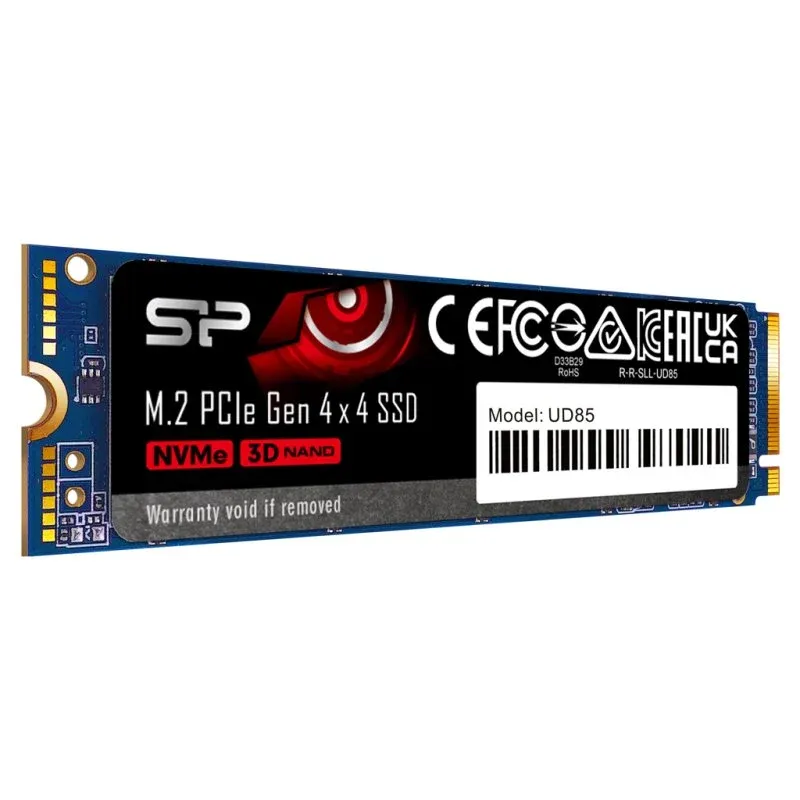 Disco Rígido Silicon Power UD85 250GB SSD M.2 PCI Express 4.0 3D NAND NVMe