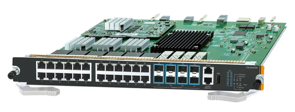 PLANET 24-Port 10/100/1000T + 8-Port módulo de comutação CS6-M24T8X