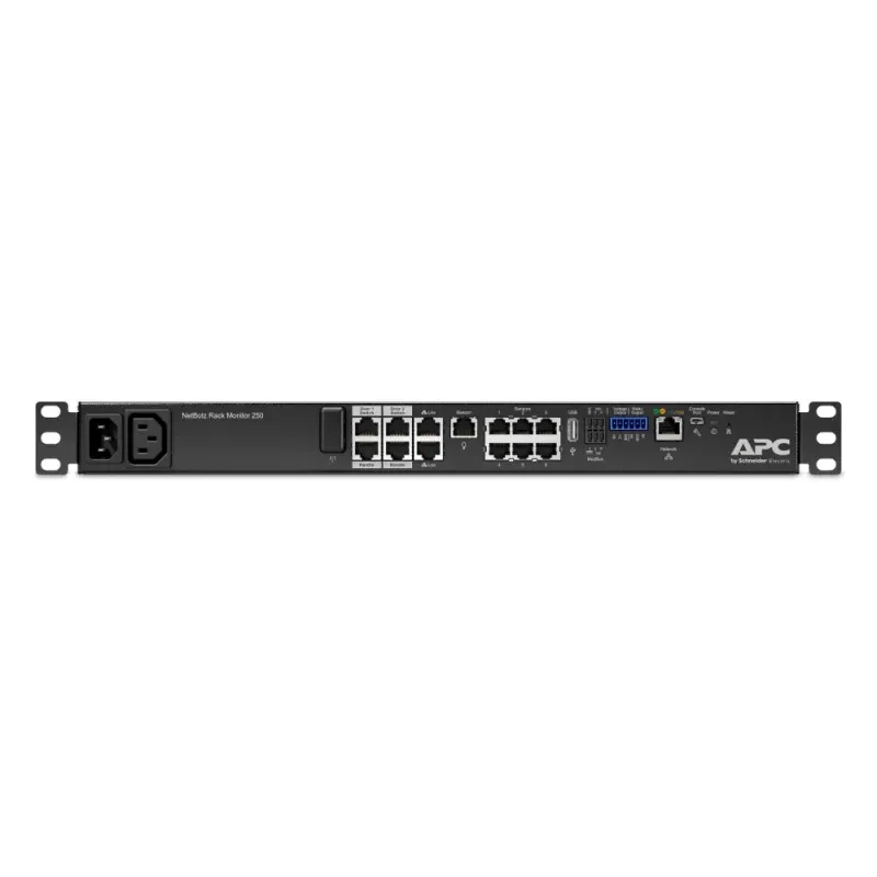 APC NetBotz Rack Monitor 250 - Dispositivo de monitoração de ambiente - 100Mb LAN - montável em gabinete