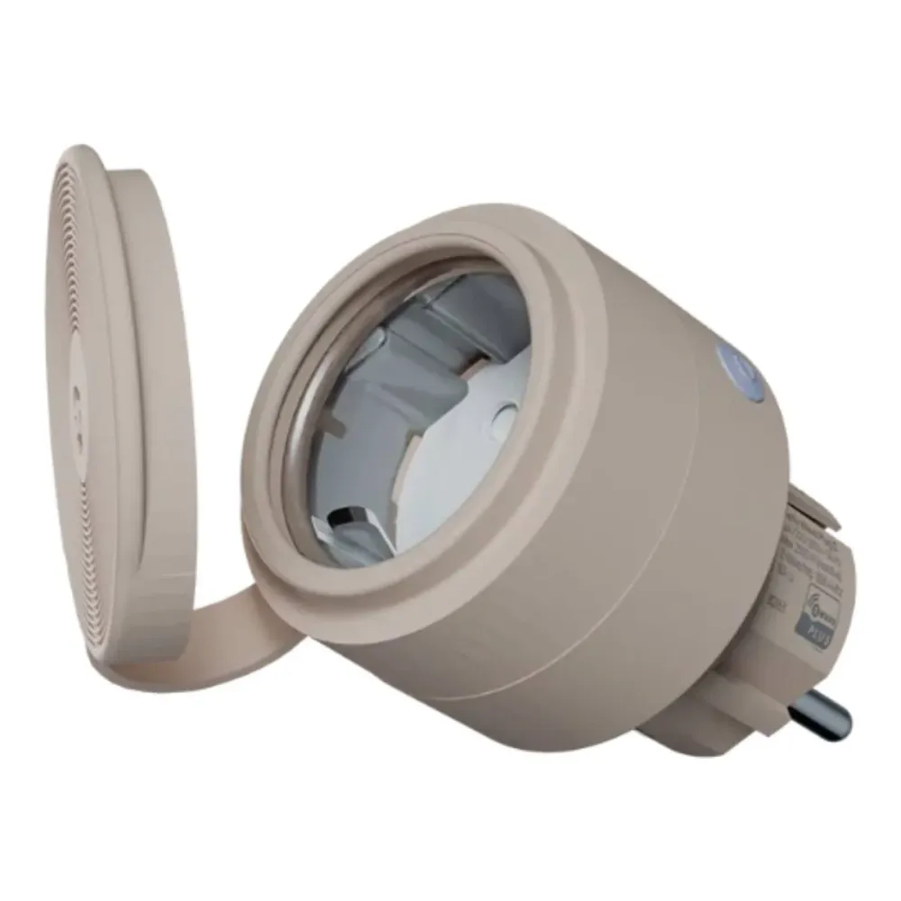 Tomada Inteligente Shelly Z-Wave LR Exterior Bege