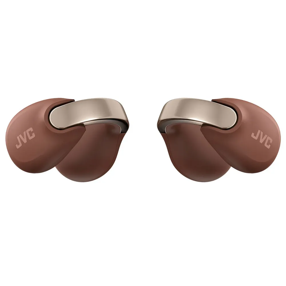Auriculares JVC HA-NP1T Bluetooth 5.3 True Wireless Marrón com Controlo de Volume