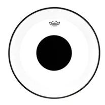 Pele Bombo 20" REMO P3132010 Powerstroke Clear Black Dot