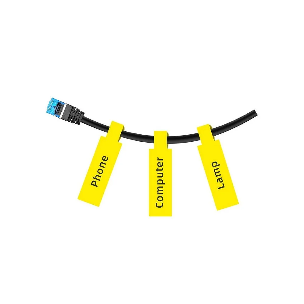 Rolo 65x Etiquetas Térmicas 12,5x109mm (Amarelo) - NIIMBOT