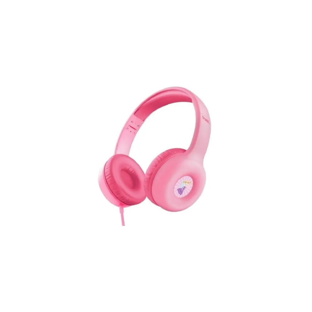 Auriculares infantis trust nouna kids Rosa
