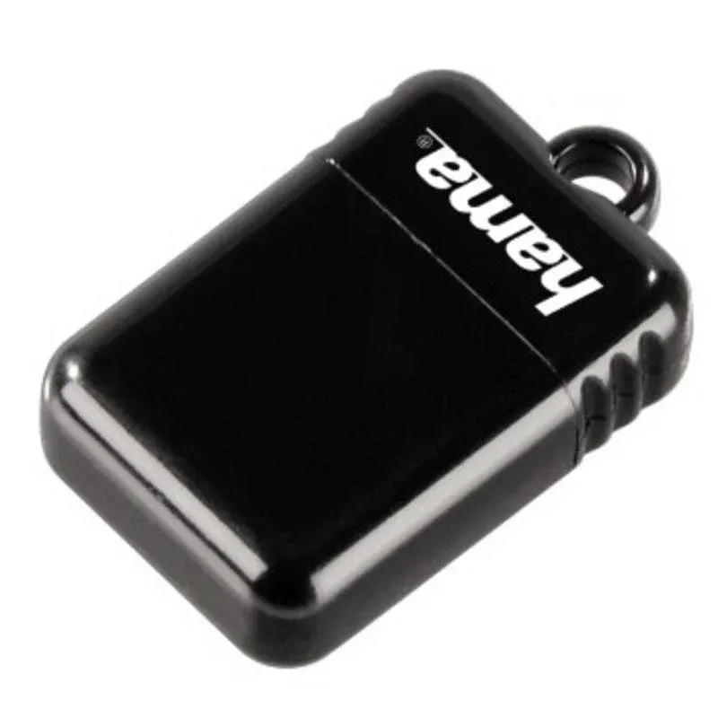 Pen USB HAMA Smartly 16GB USB 2.0 compacto e fiável preto