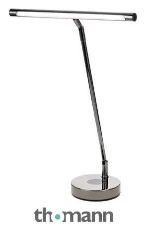 Gewa PL-78 Piano Lamp Black Chrome