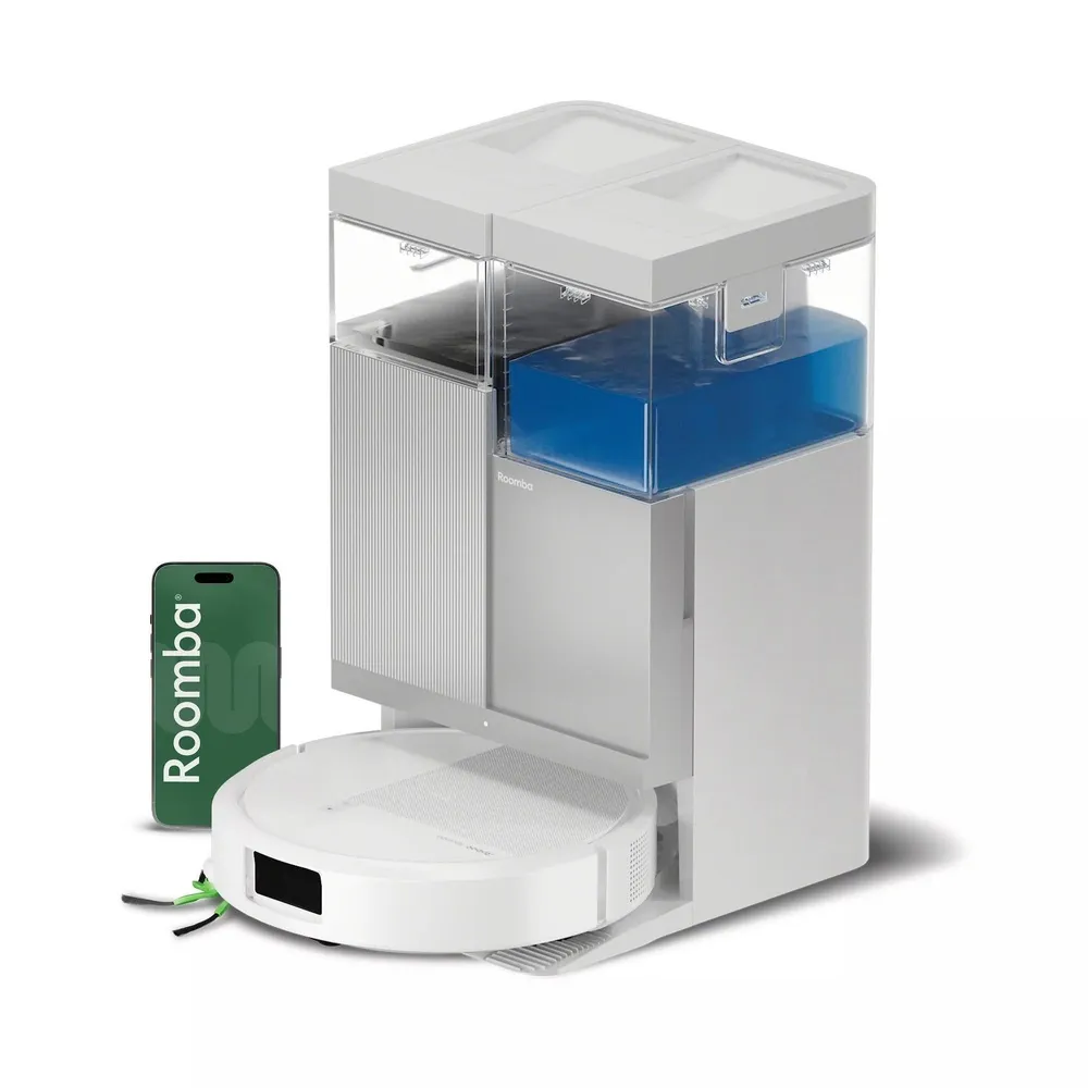 Aspirador Robô IROBOT Roomba® 415 Combo+ AutoWash™ dock (Autonomia: 295 min - Branco)