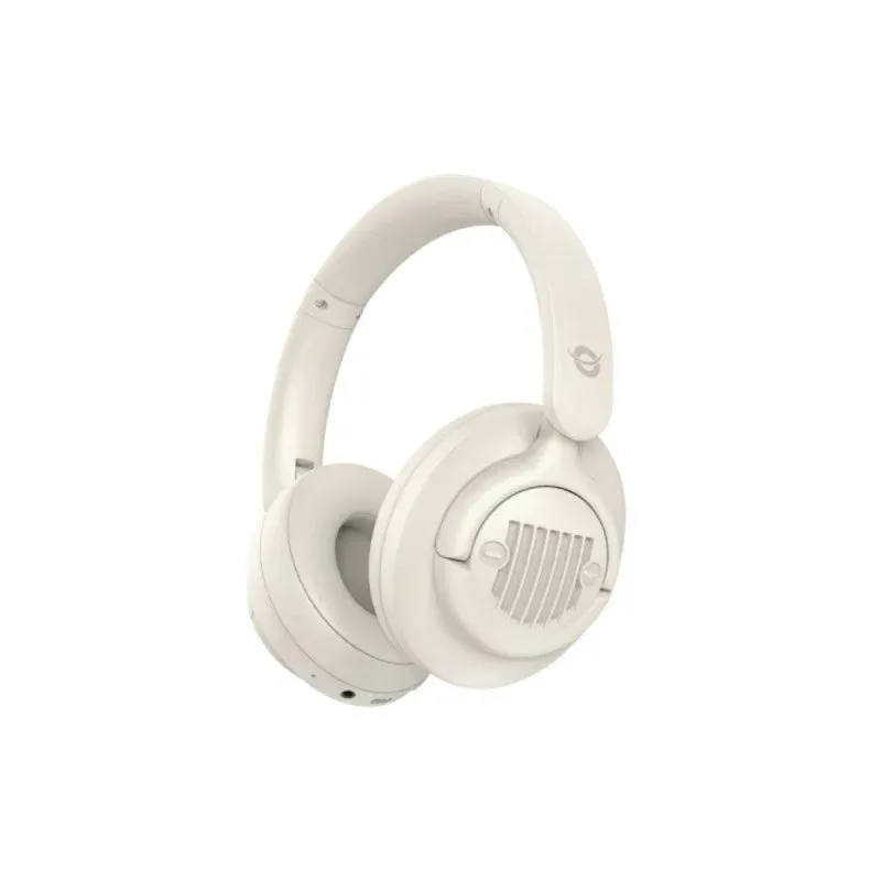 Conceptronic ALVAH02C Auscultadores Circumaurais Bluetooth 5.4 com Cancelamento Ativo Creme