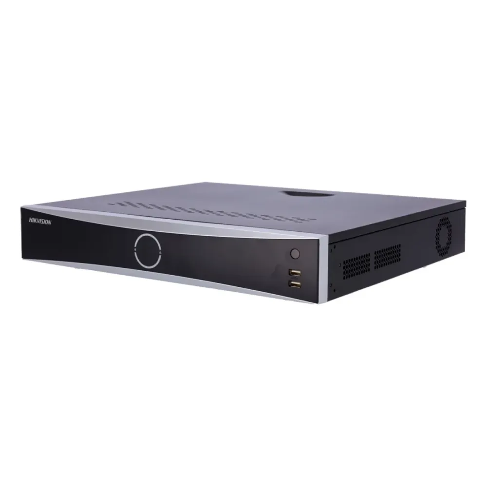 Gravador NVR Hikvision Pro AcuSense 16 Canais 4K 1.5U PoE Preto - DS-7716NXI-I4/S(E)