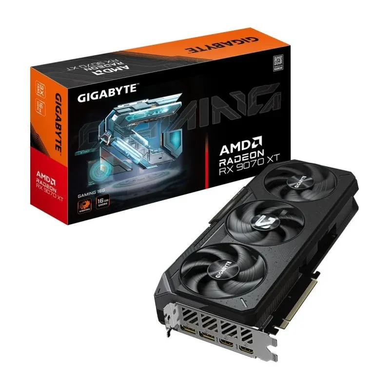 Tarjeta Gráfica GIGABYTE Radeon RX 9070 XT GAMING 16GB GDDR6