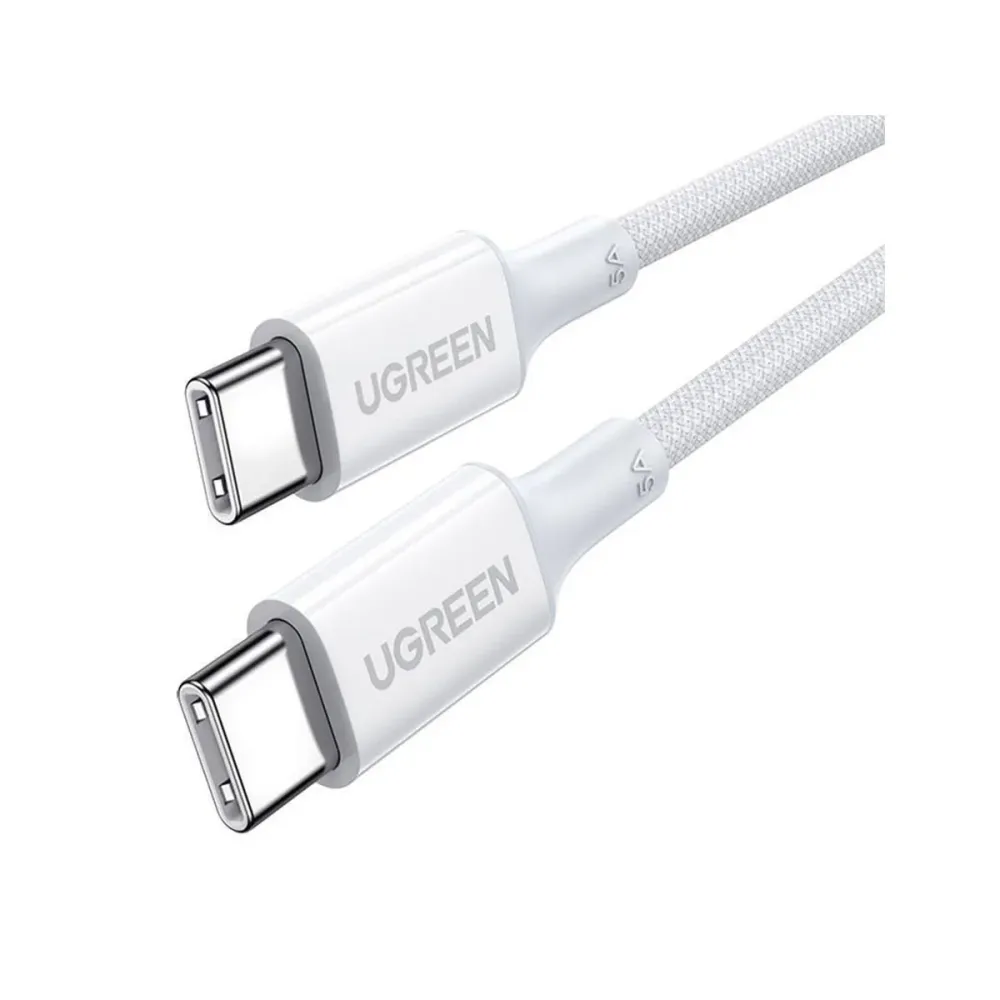 Cabo USB-C Ugreen US557 100W 0.5m Branco