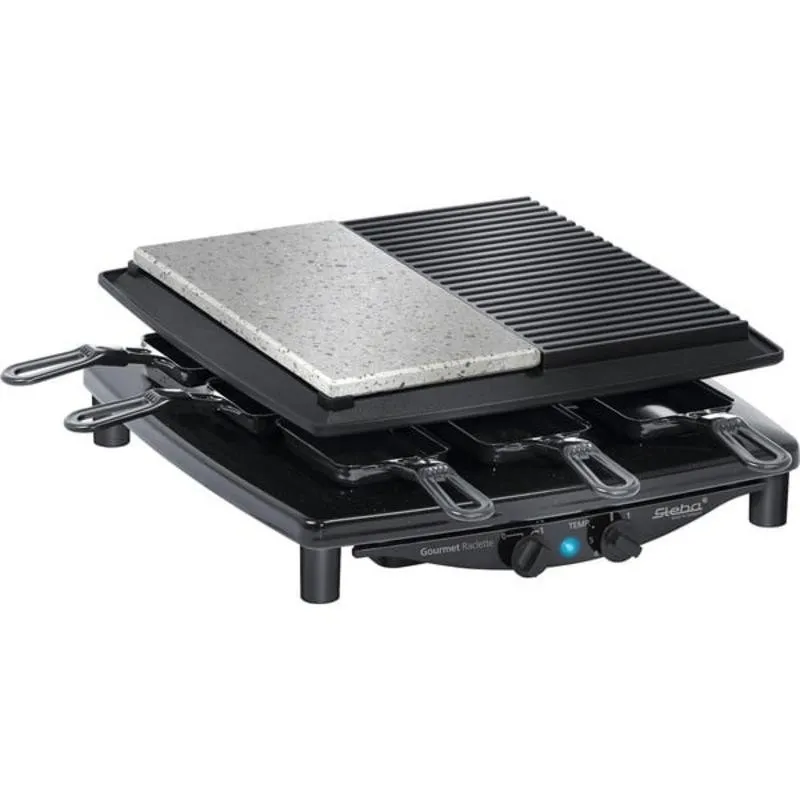 Raclette Steba RC 4 PLUS 8 frigideiras chapa fundido