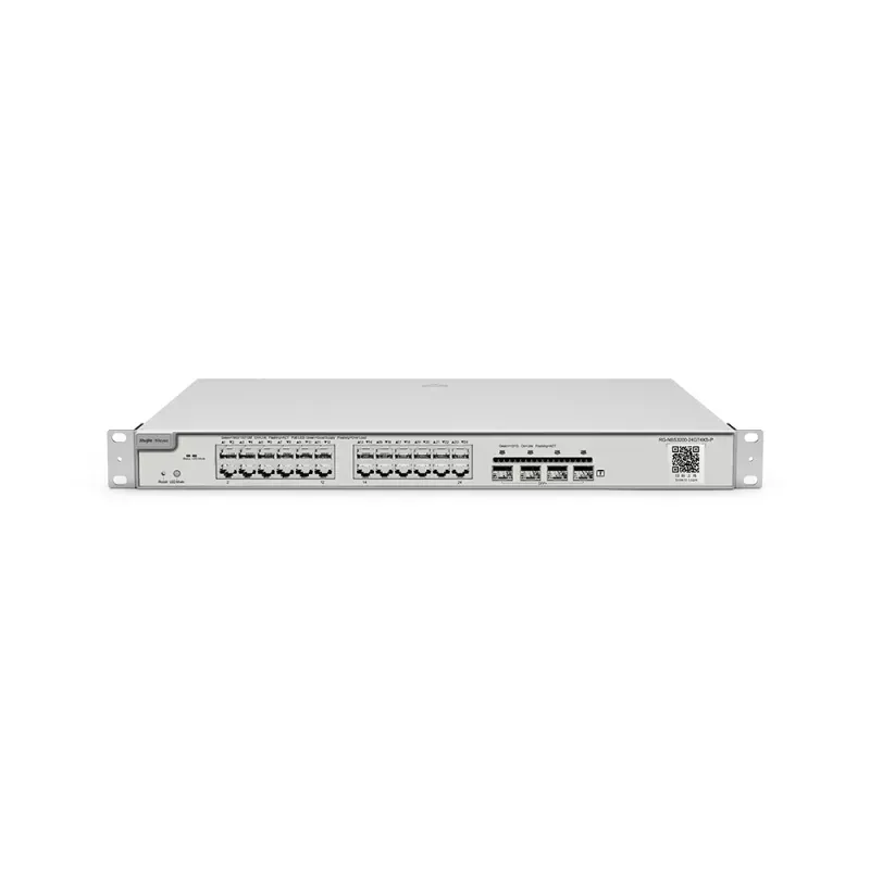 Switch Reyee Managed Cloud Capa 2+ 24 portas RJ45 Gigabit 4 SFP+ 10 Gbps