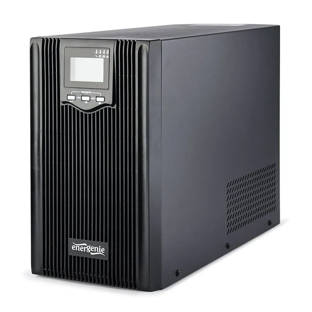UPS Gembird EG-UPS-PS3000-02 3000VA Schuko/IEC/USB Preta