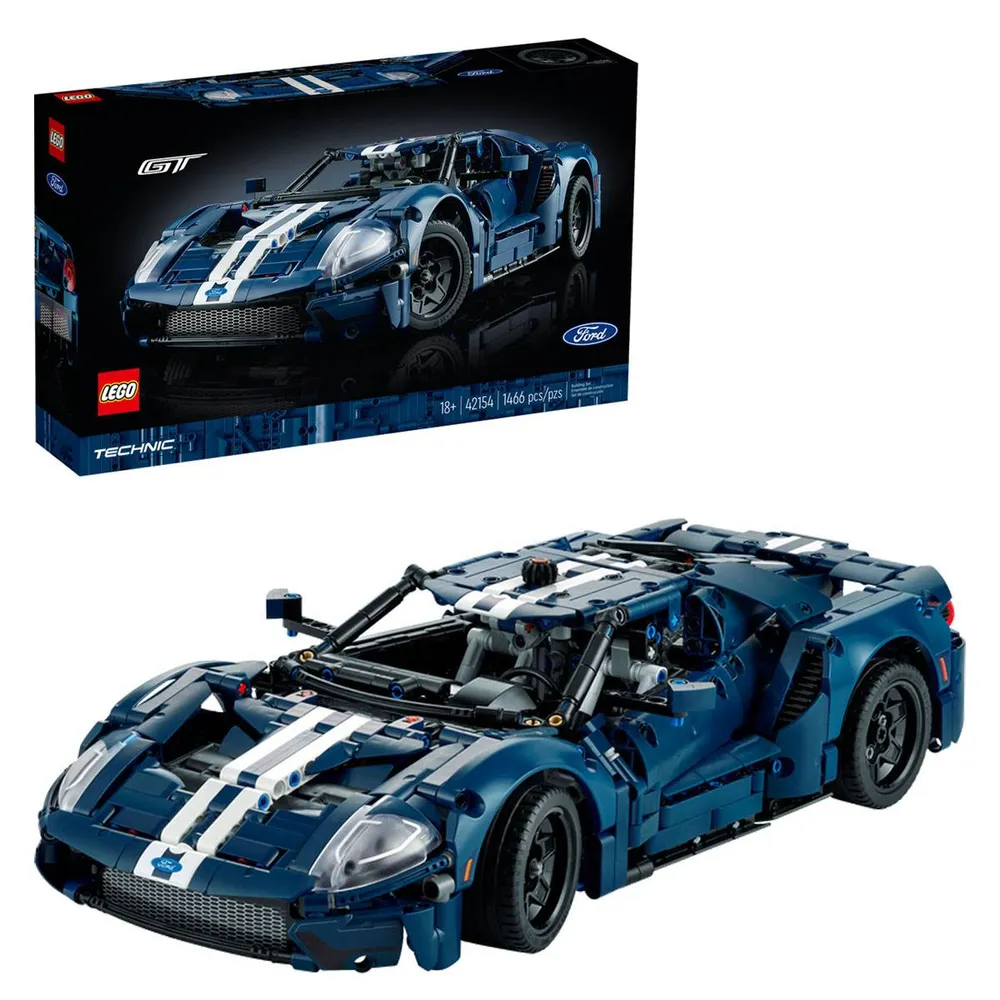 LEGO Technic: 2022 Ford GT | Idades 18+ | 1466 Peças | Item 42154