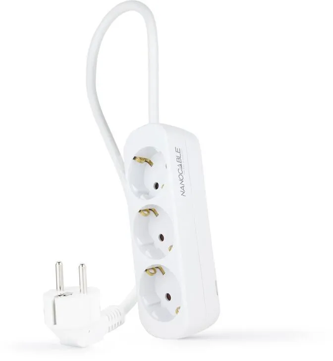 Régua Nanocable 3 Tomadas 1.4 M Branco