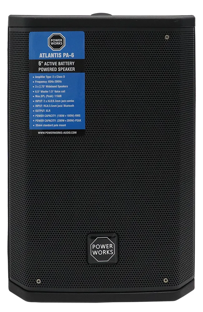 Coluna a Bateria PowerWorks PWAPA-6P