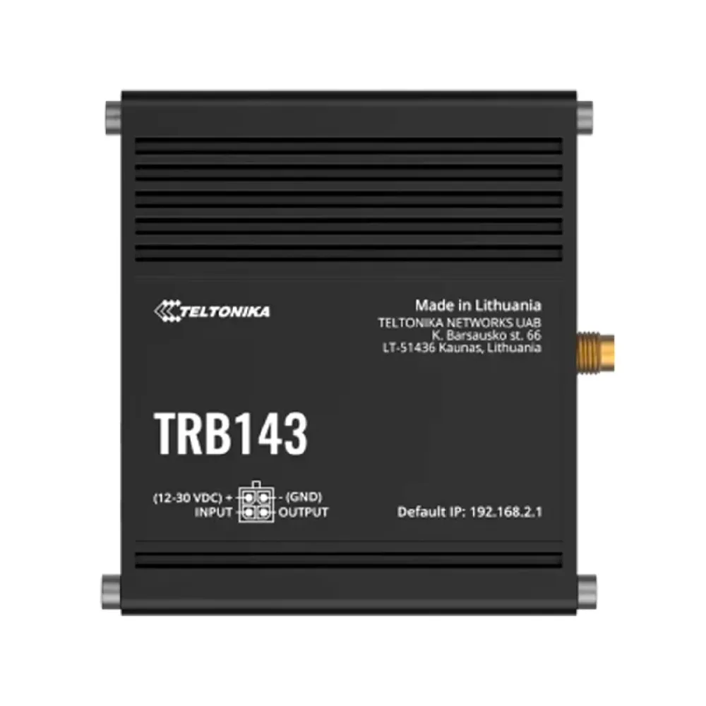 Gateway Industrial Teltonika TK-TRB143 4G LTE Porta RJ45 Preto