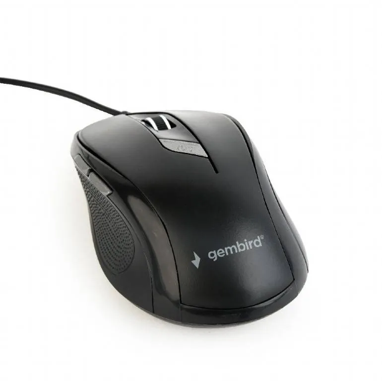Rato Óptico Gembird Wired 1600DPI Preto