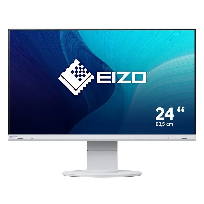 Monitor Eizo FlexScan EV2460-WT 23,8" FullHD 60Hz IPS Branco Altura Ajustável 5ms
