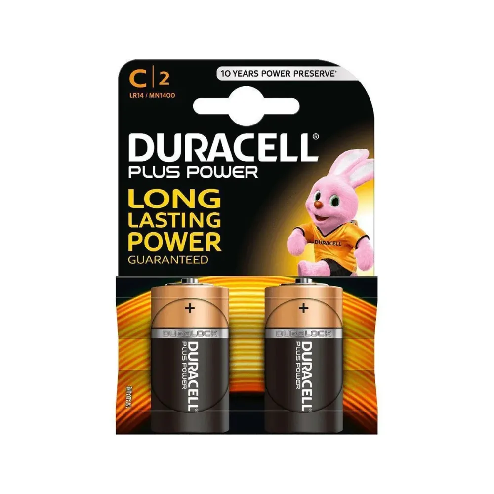 Pilhas Duracell Plus Power C LR14 1.5V