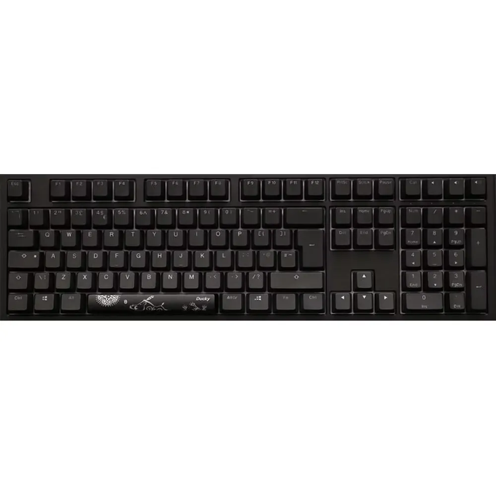 Teclado Ducky Shine 7 PBT Gaming Tastatur - MX-Black (US), RGB LED, blackout