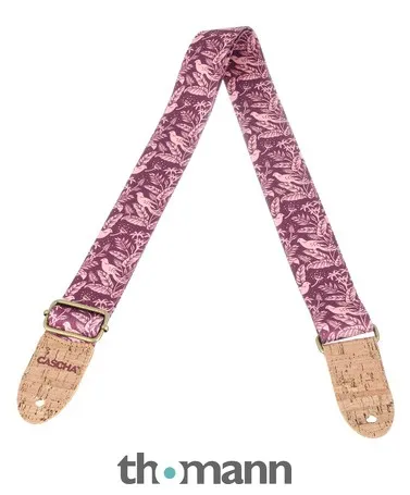 Cascha Ukulele Strap Mauve Birds Veg