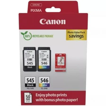 Pack Tinteiros PG-545 + CL-546 Canon