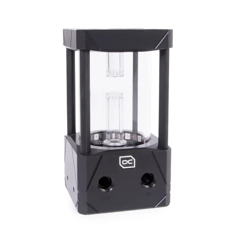 Alphacool Eisbecher Aurora D5 ARGB Depósito Acetal/Vidro 150mm