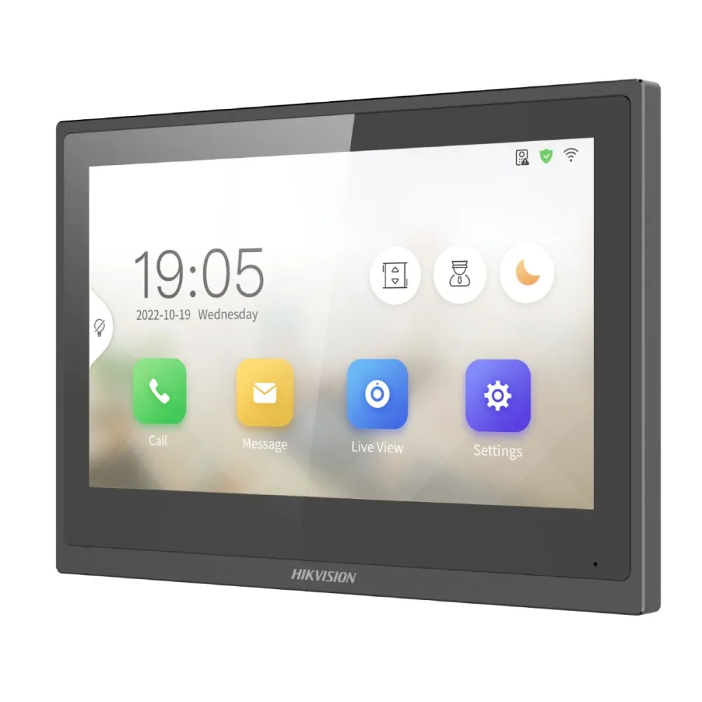 Monitor para Videoporteiro Hikvision 7'' Tátil TFT - DS-KH6351-WTE1(O-STD)