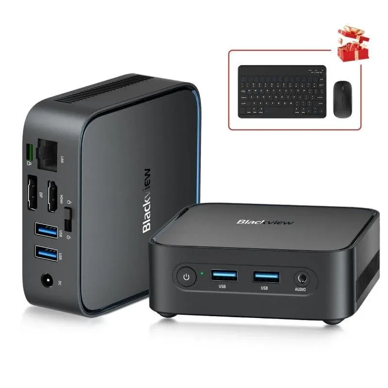 Mini PC Blackview MP50 AMD Ryzen 5 3500U 16GB 512GB SSD Vega 8 Windows 11 Pro Preto