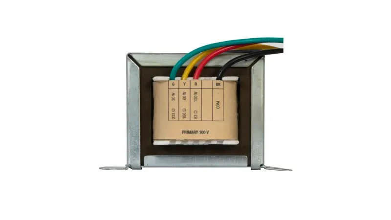 Transformadores de linha 100 V para coluna de baixa impedância - CV-19125