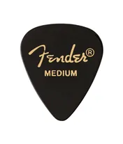 Palheta Fender 351 Shape Premium Medium Black 12 uni