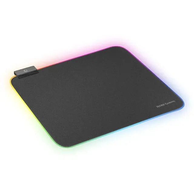 Tapete Mars Gaming RGB MMPRGBL Preto