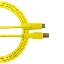 Cabo USB UDG U96001 2.0 C-B Amarelo 1,5mt Ficha Recta